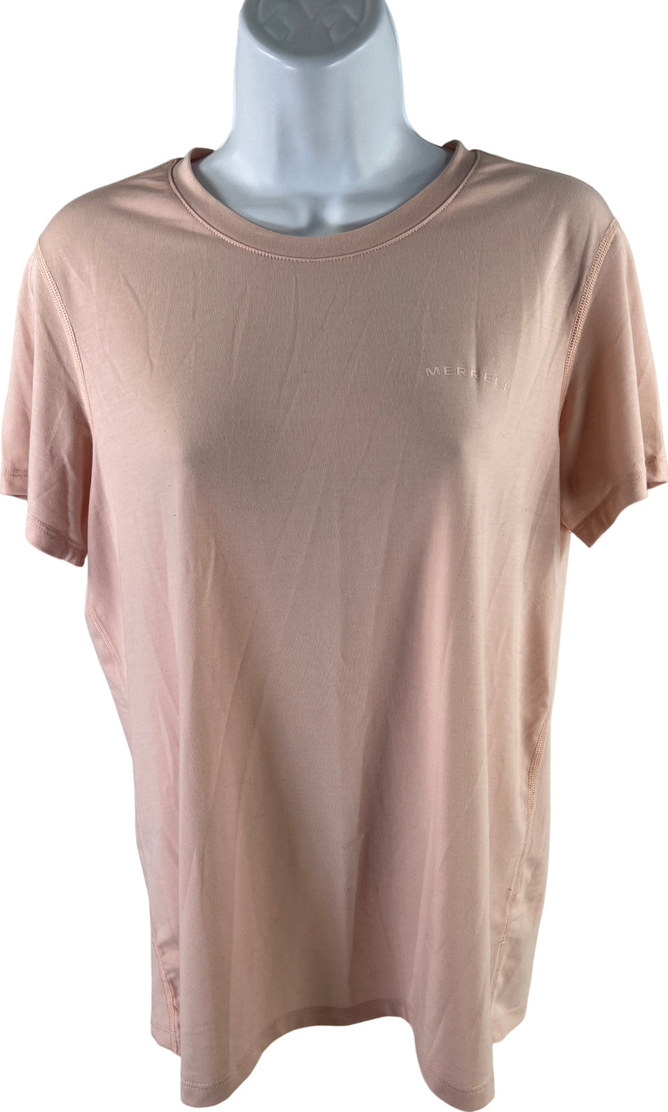 Merrell Women’s Light Pink Short Sleeve Athletic T-Shirt - S