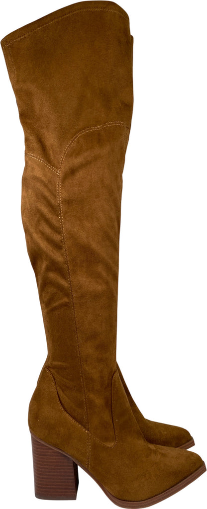 Marc Fisher Women’s Brown Over The Knee Heeled Boots - 7