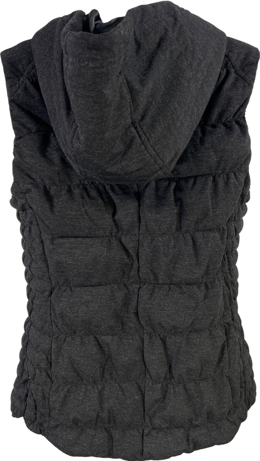 Be by Blanc Noir Women’s Black Hooded Sleeveless Puffer Vest - S