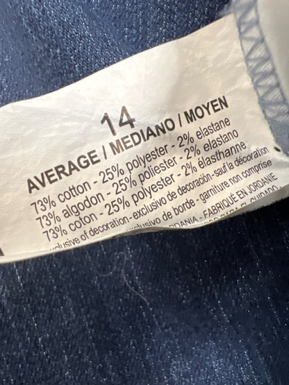 Gloria Vanderbilt Women’s Dark Wash Amanda Tapered Leg Denim Jeans - 14