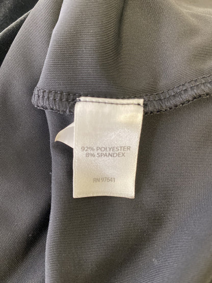 J.Jill Wearever Collection Women’s Black Velour Pocket Front Shift Dress - XS