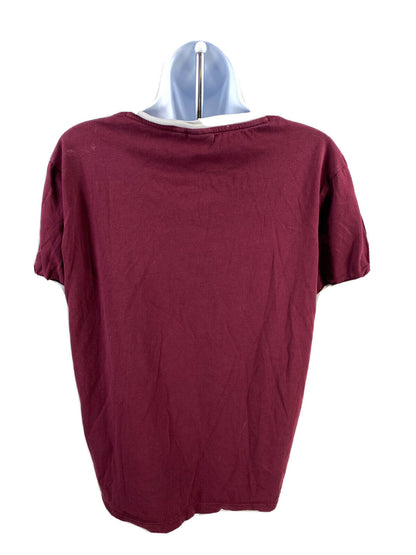 Adidas Originals Women's Red Short Sleeve Cotton T-Shirt Sz S