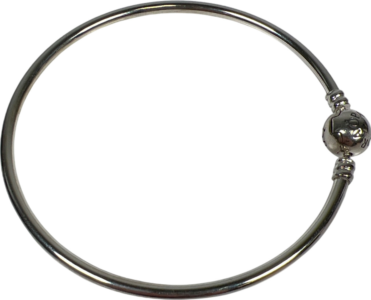 Pandora Sterling Silver Clasp 21 cm Bangle Bracelet