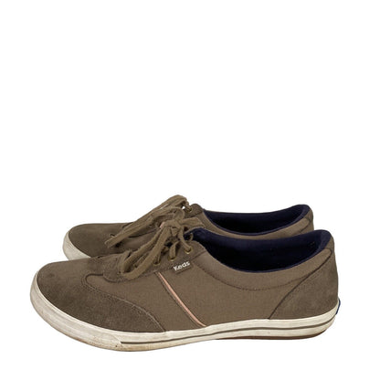 Keds Women's Brown Suede Lace Up Casual Sneakers - 8