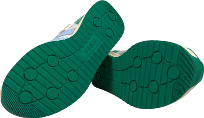 Adidas Women’s White/Green Suede Run 70’s Lace Up Court Sneakers - 9.5