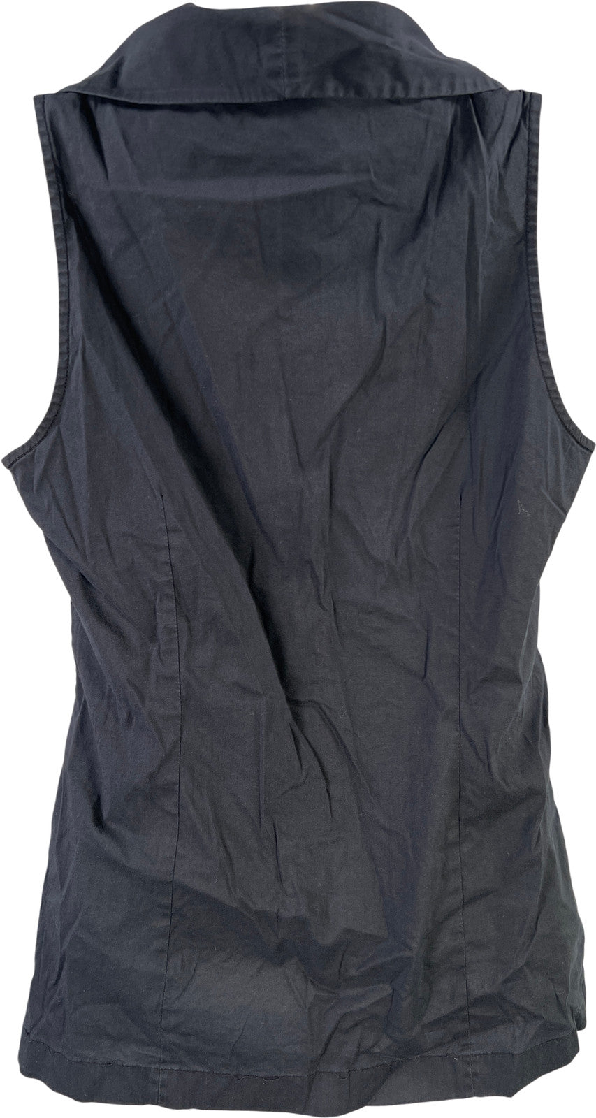 Ann Taylor Women’s Black Cowl Neck Sleeveless Blouse - 0