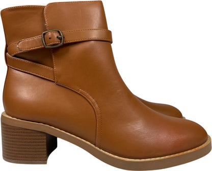 Ann Taylor LOFT Women’s Brown Side Zip Ankle Ridding Boots - 11