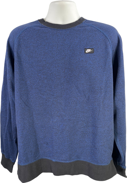 Nike Sportswear Men’s Blue Long Sleeve Crewneck Sweatshirt - XL