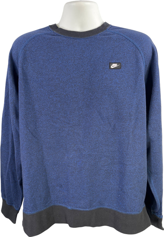 Nike Sportswear Men’s Blue Long Sleeve Crewneck Sweatshirt - XL