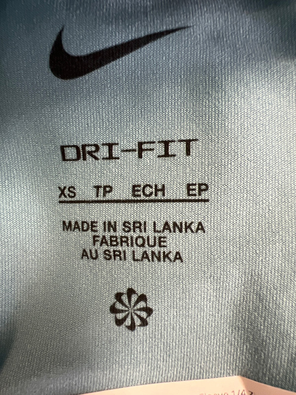 Nike Women’s Blue Running Long Sleeve 1/4 Zip Pullover Athletic Shirt - XS