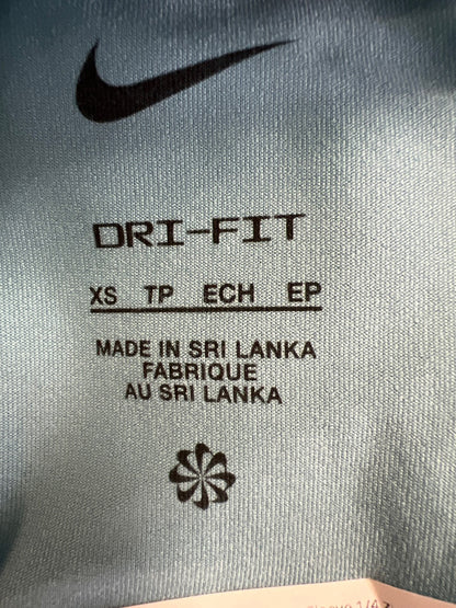 Nike Women’s Blue Running Long Sleeve 1/4 Zip Pullover Athletic Shirt - XS