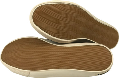 Seabees Men’s Brown Corduroy Mid Top Lace Up Sneakers - 11