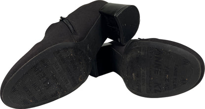 Anne Klein Women’s Black Huxton Textile Side Zip Ankle Booties - 10