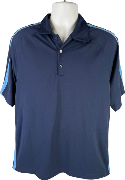 Nike Men’s Blue Short Sleeve Athletic Golf Polo Shirt - L