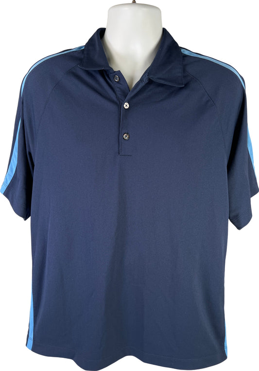 Nike Men’s Blue Short Sleeve Athletic Golf Polo Shirt - L