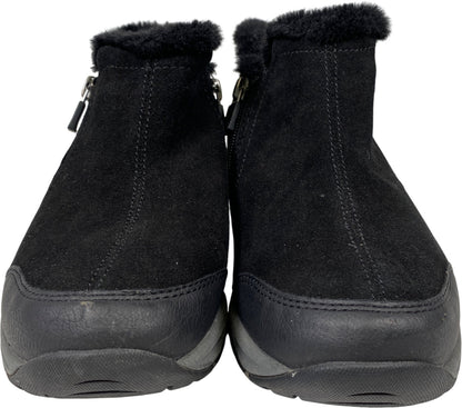 Easy Spirit Women’s Black Pedtra Ankle Zip Winter Booties - 7.5