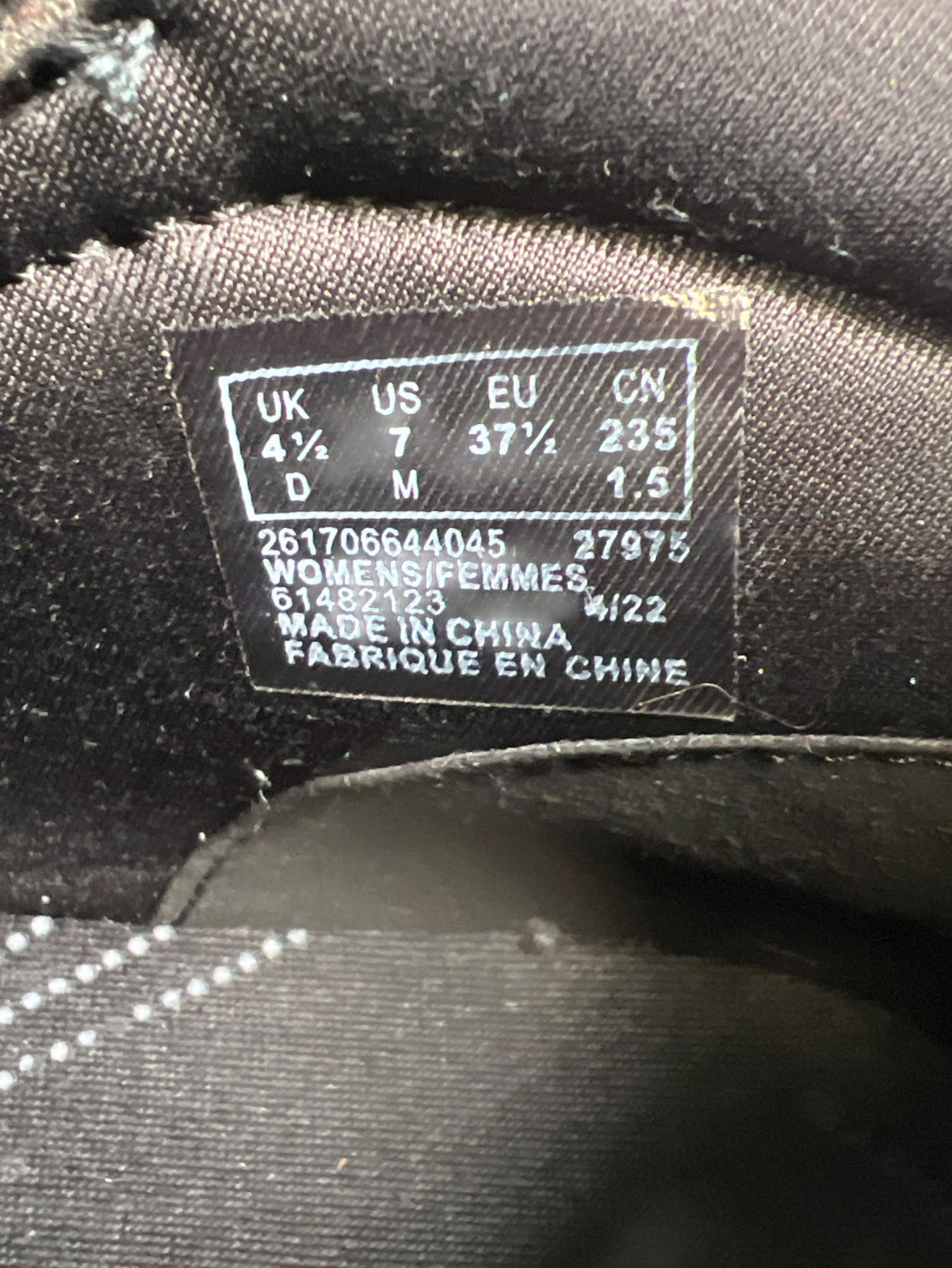 Clarks Cloudsteppers Women’s Black Camoflauge Breeze Clover Booties - 7