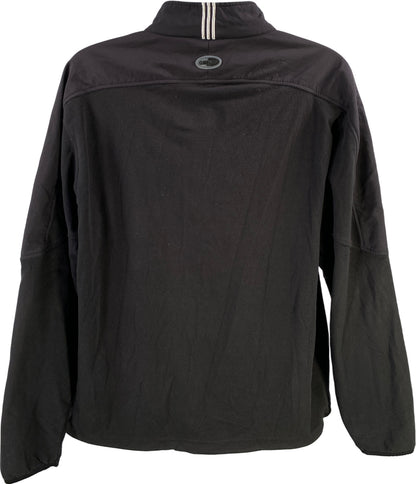 Adidas Men’s Black Long Sleeve 1/4 Zip Pullover Fleece Golf Jacket - XL