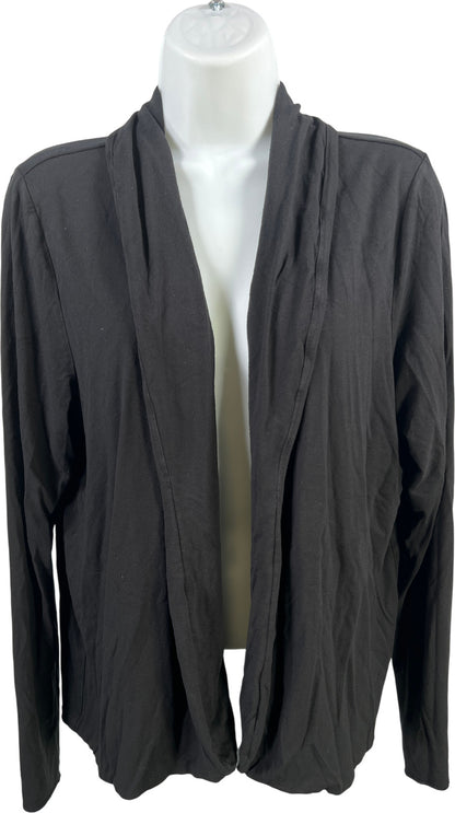 J.Jill Wearever Collection Women’s Black Long Sleeve Open Cardigan - M