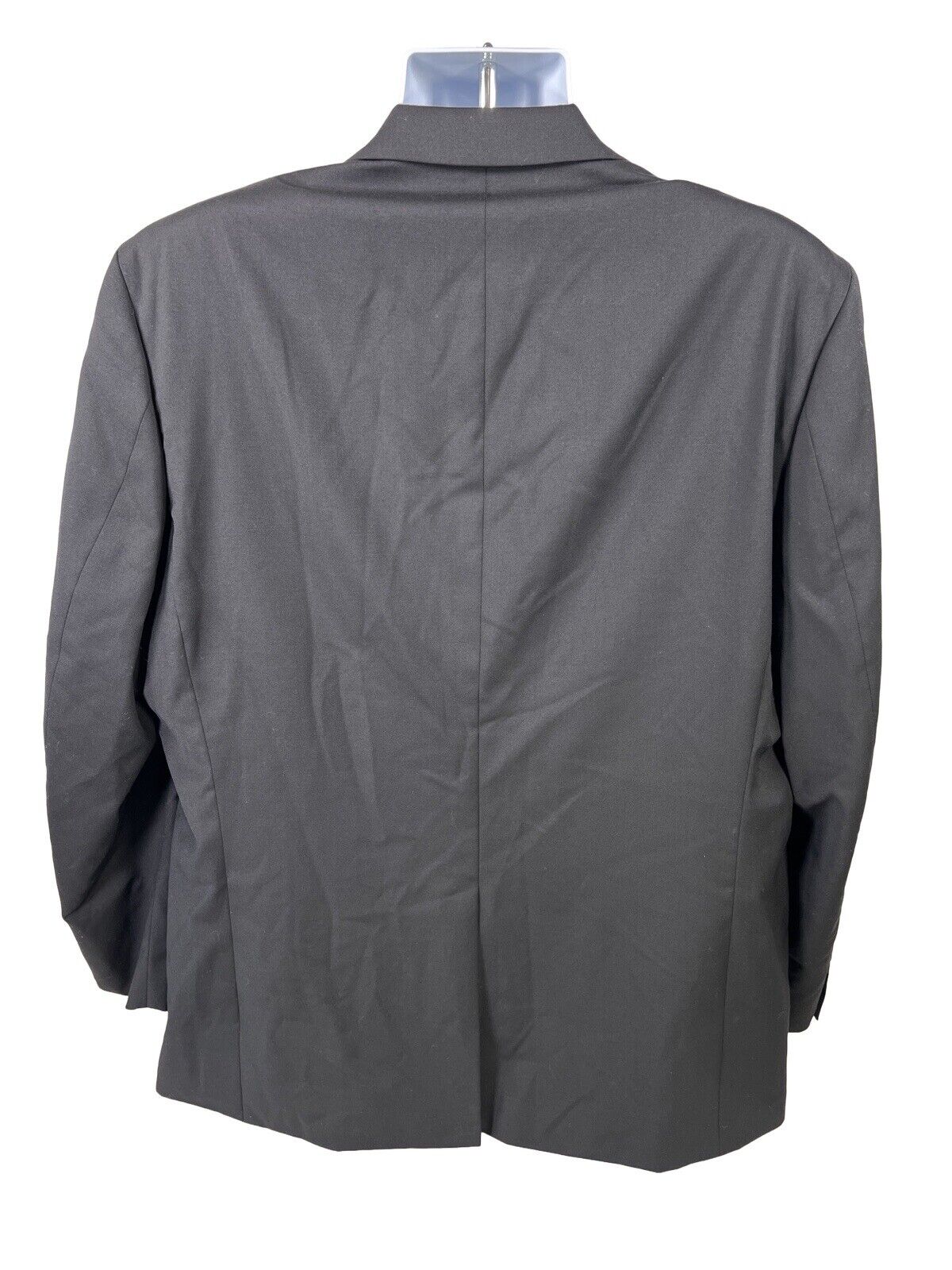 LAUREN Ralph Lauren Men's Black 2-Button Wool Suit Jacket Blazer - 46R