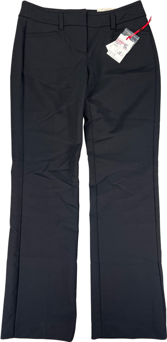 Elle Women’s Black Mid Rise Curvy Bootcut Dress Pants - 2