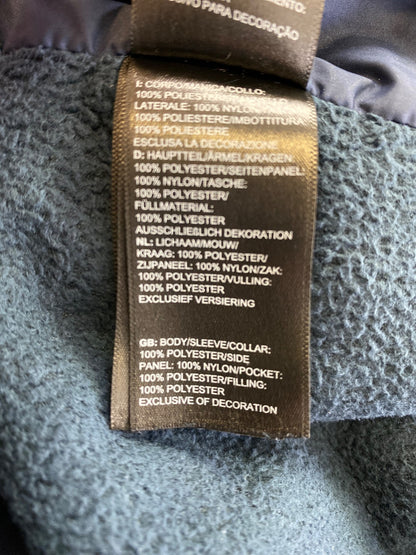 The North Face Women’s Blue Osito Fuzzy Fleece Full Zip Jacket - L