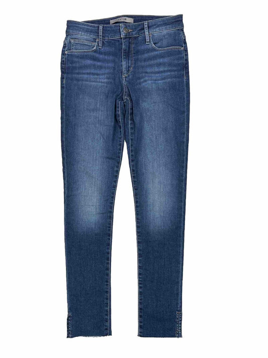 Joe's Jeans Women's Dark Wash Ankle Slit Skinny Jeans - 27