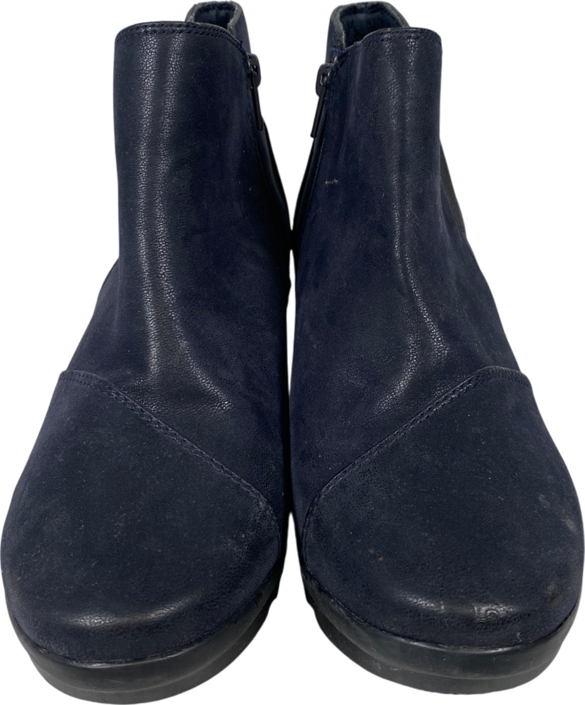 Clarks Cloudsteppers Women’s Blue Caddell Tropic Wedge Booties - 8