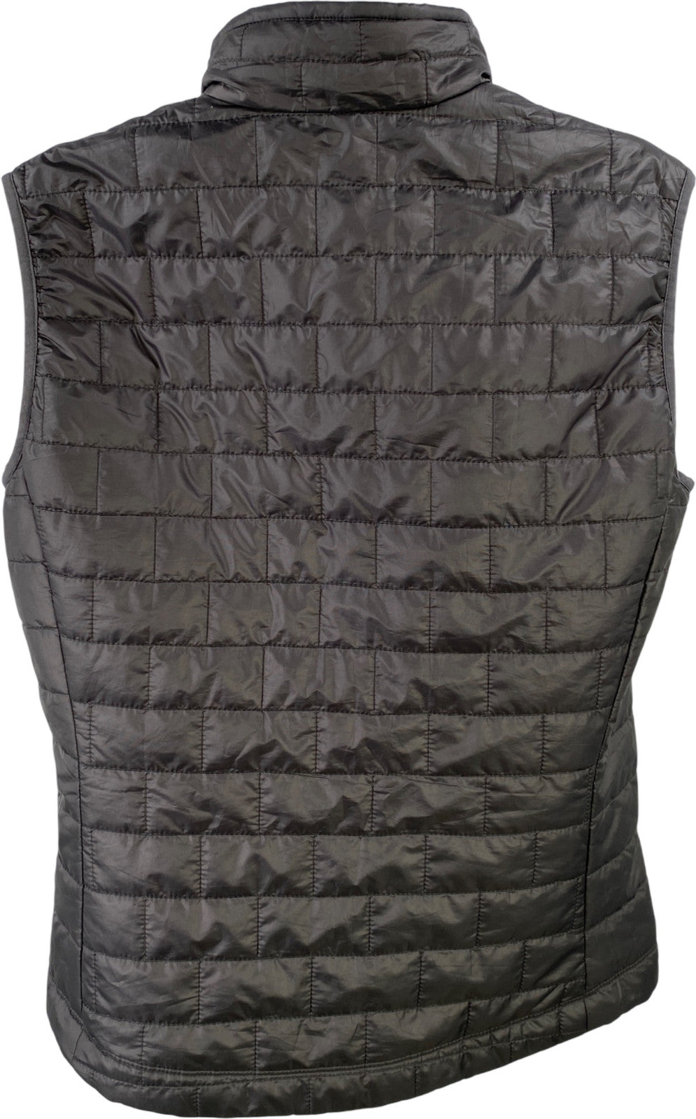 Patagonia Men’s Dark Gray Nano Puff Sleeveless Full Zip Vest - M