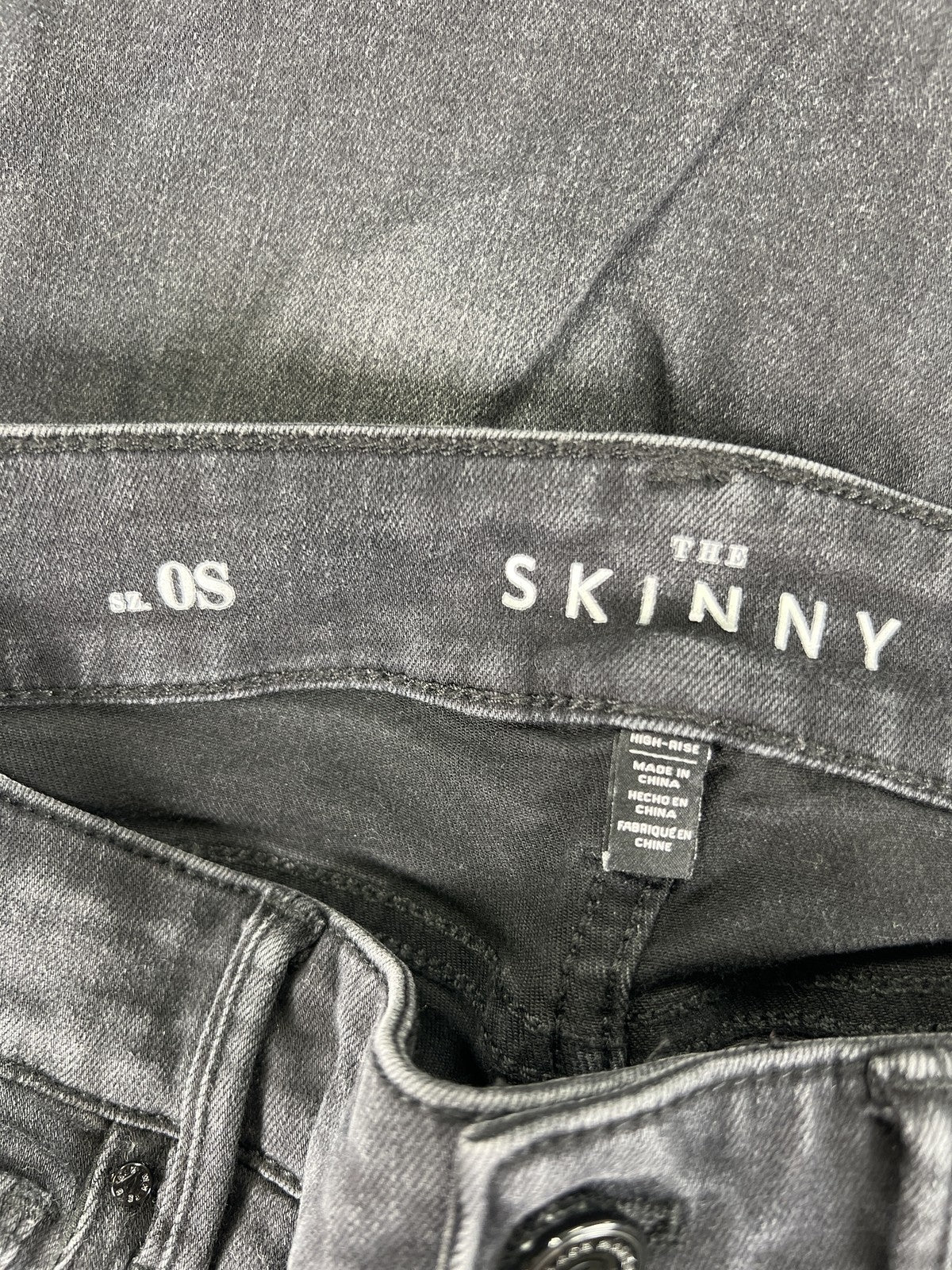 White House Black Market Women’s Black Denim Skinny Jeans - 0 Short