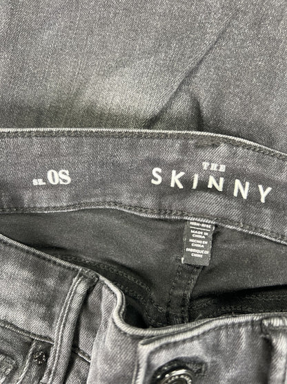 White House Black Market Women’s Black Denim Skinny Jeans - 0 Short