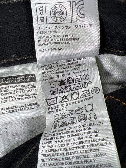 Levi’s Men’s Black 550 Relaxed Fit Denim Jeans - 42x32