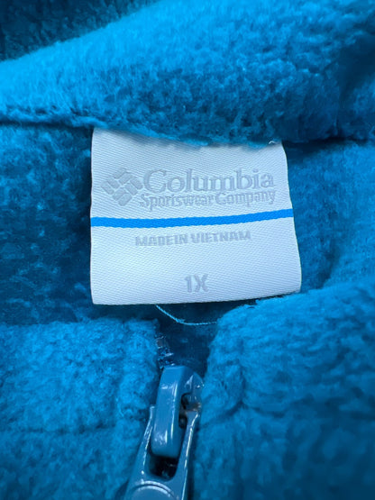 Columbia Women’s Blue Benton Springs Full Zip Fleece Jacket - Plus 1X