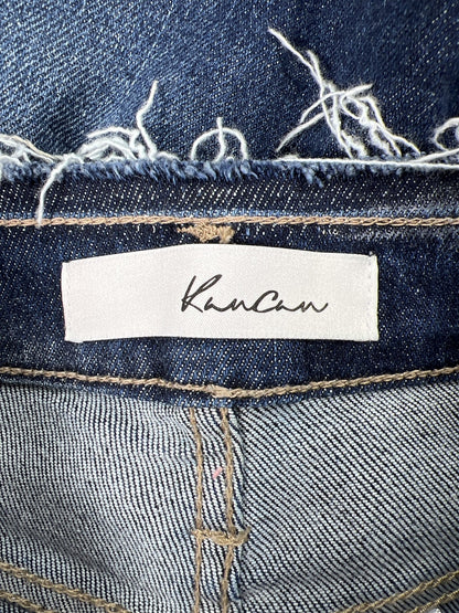 Kancan Women’s Dark Wash Estilo Distressed Skinny Leg Denim Jeans - 3/25