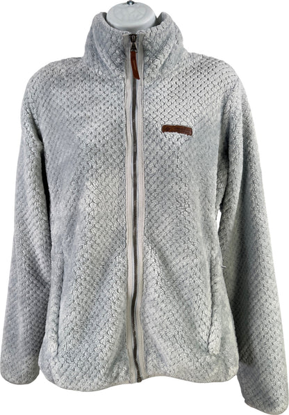 Columbia Women’s Blue Long Sleeve Full Zip Plush Fleece Jacket - M