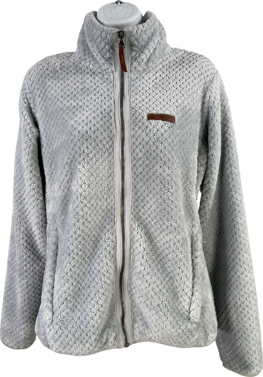 Columbia Women’s Blue Long Sleeve Full Zip Plush Fleece Jacket - M