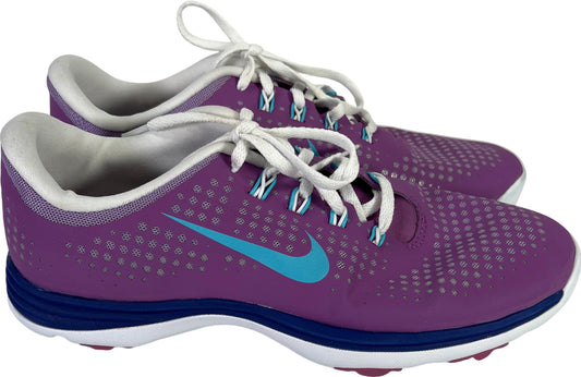 Nike Women’s Purple Lunar Empress Lace Up Golf Shoes - 9.5