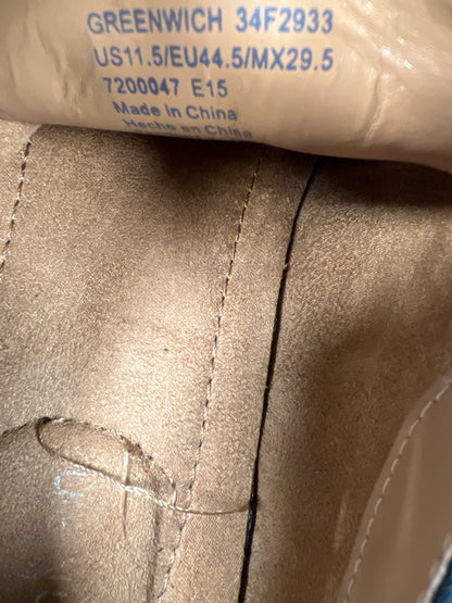 Calvin Klein Men’s Blue Suede Wingtip Oxford Dress Shoes - 11.5