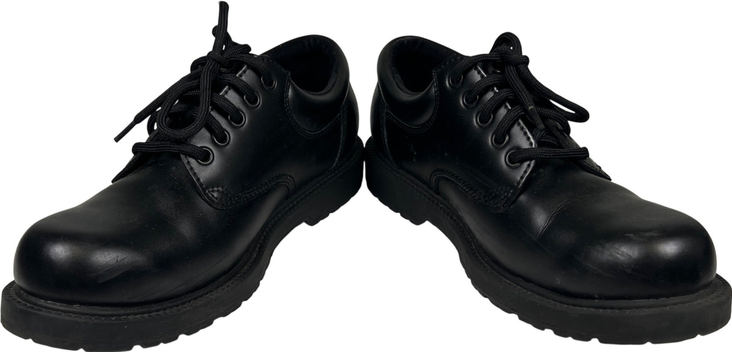 Skechers Men’s Black Leather Cottonwood Cantix Work Shoes - 9