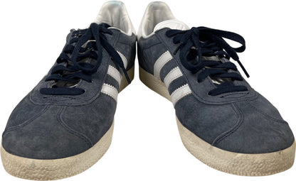 Adidas Women’s Blue Suede Gazelle Lace Up Sneakers - 7