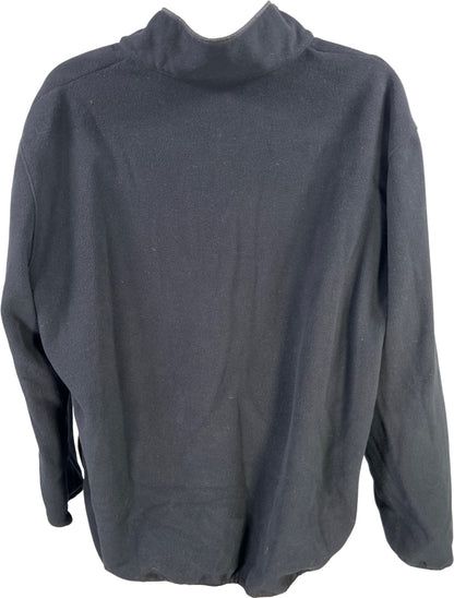 Obermeyer Men’s Black Long Sleeve Snap Button Pullover Fleece Jacket - XXL