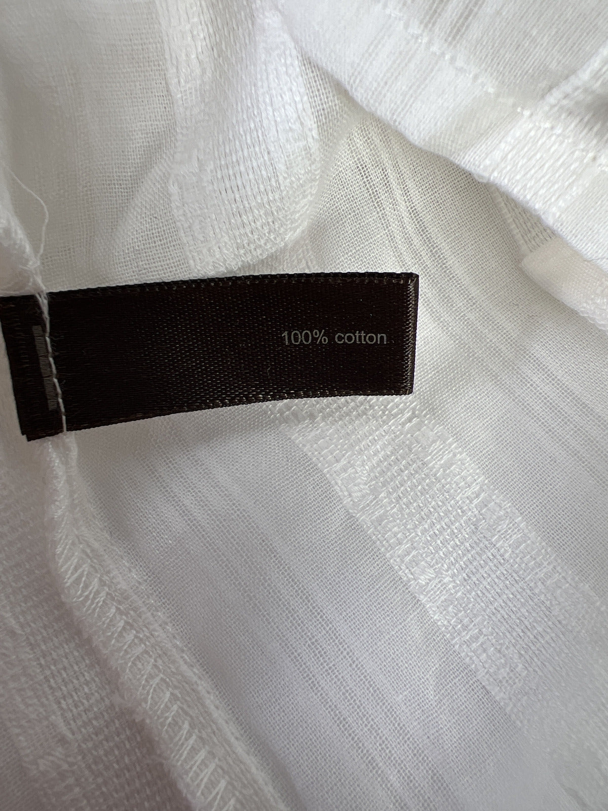 NEW The Limited Women’s White Semi-Sheer Roll Up Sleeve Button Up Shirt - S