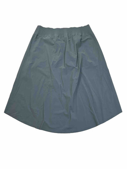 Athleta Women's Gray/Blue Unlined Cosmic Skirt with Pockets - M