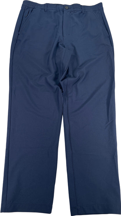 Marc New York Men’s Blue Stretch Slim Fit Commuter Travel Pants - 34x29