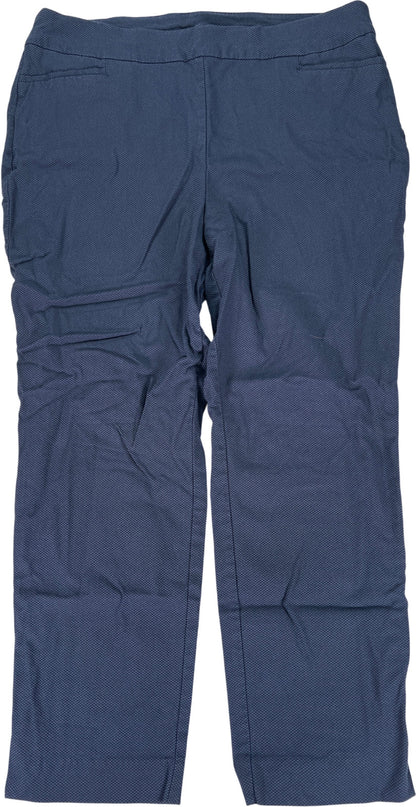 Chico’s Women’s Blue Stretch Slim Leg Pull On Pants - 2.5/US 14