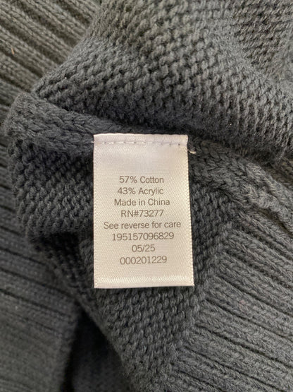 Sonoma Men’s Black 1/4 Zip Long Sleeve Pullover Sweater - M