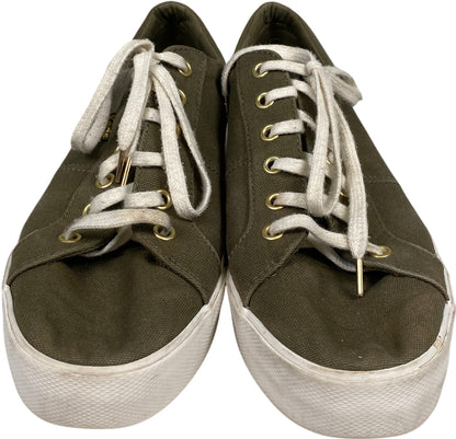 Keds Women’s Green Canvas Jump Kick Duo Platform Sneakers - 10