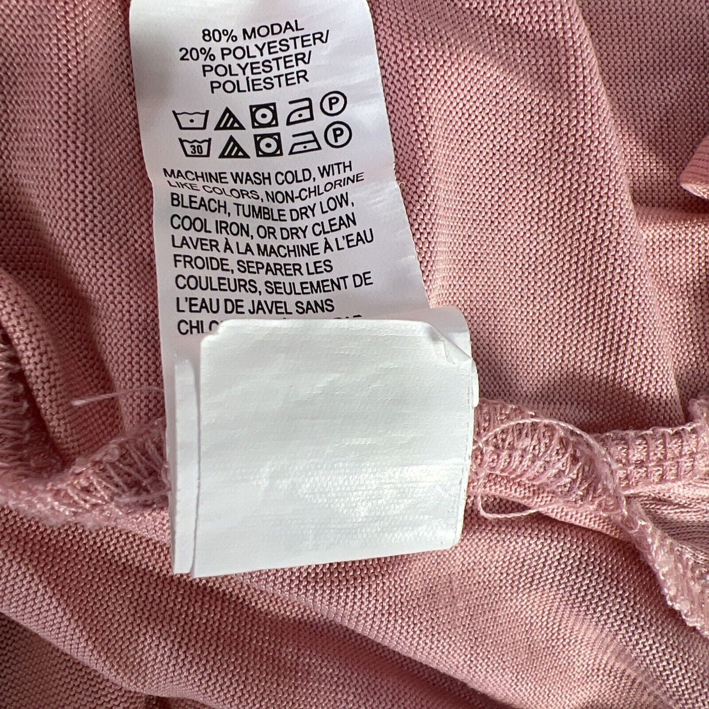 Lucky Brand Camiseta sin mangas rosa con abertura en la parte delantera para mujer - M