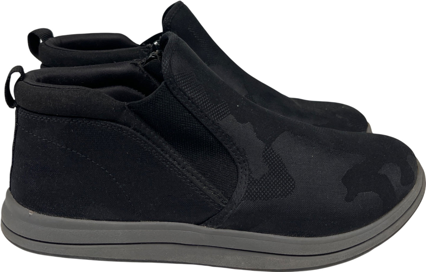 Clarks Cloudsteppers Women’s Black Camoflauge Breeze Clover Booties - 7