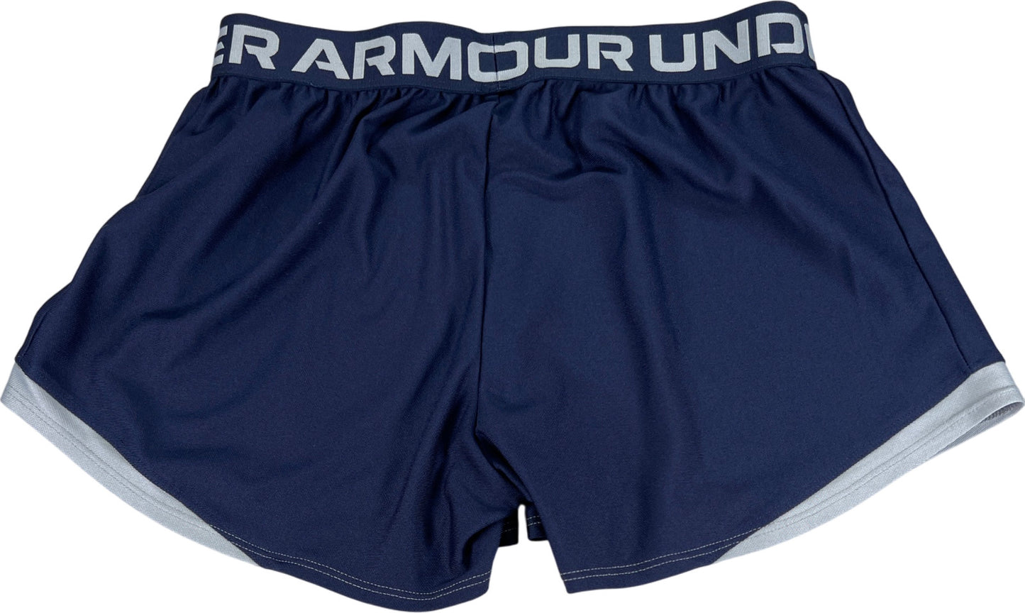 Under Armour Women’s Blue Play Up Loose Fit Unlined Athletic Shorts - S